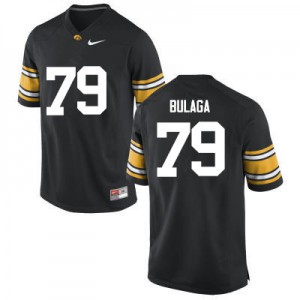 Men University of Iowa #79 Bryan Bulaga Black Stitched Jerseys 516932-264