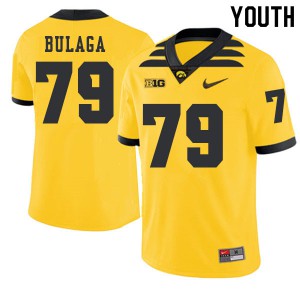 Youth Iowa Hawkeyes #79 Bryan Bulaga Gold 2019 Alternate Stitched Jersey 356233-352