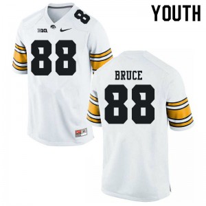 Youth Iowa #88 Isaiah Bruce White Stitched Jersey 501781-957