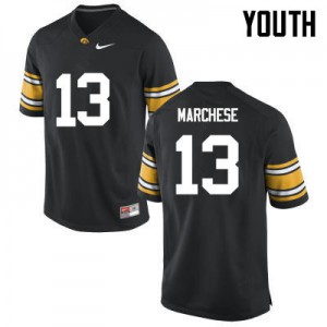 Youth Iowa #13 Henry Marchese Black Official Jerseys 693954-931